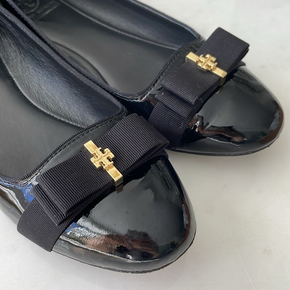 Tory Burch - Trudy patent leather Smoking Slipper size 7.5 🖤🎀